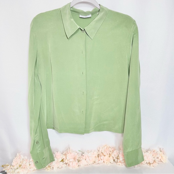 Equipment Tops - Equipment Femme Button down Top small sage green